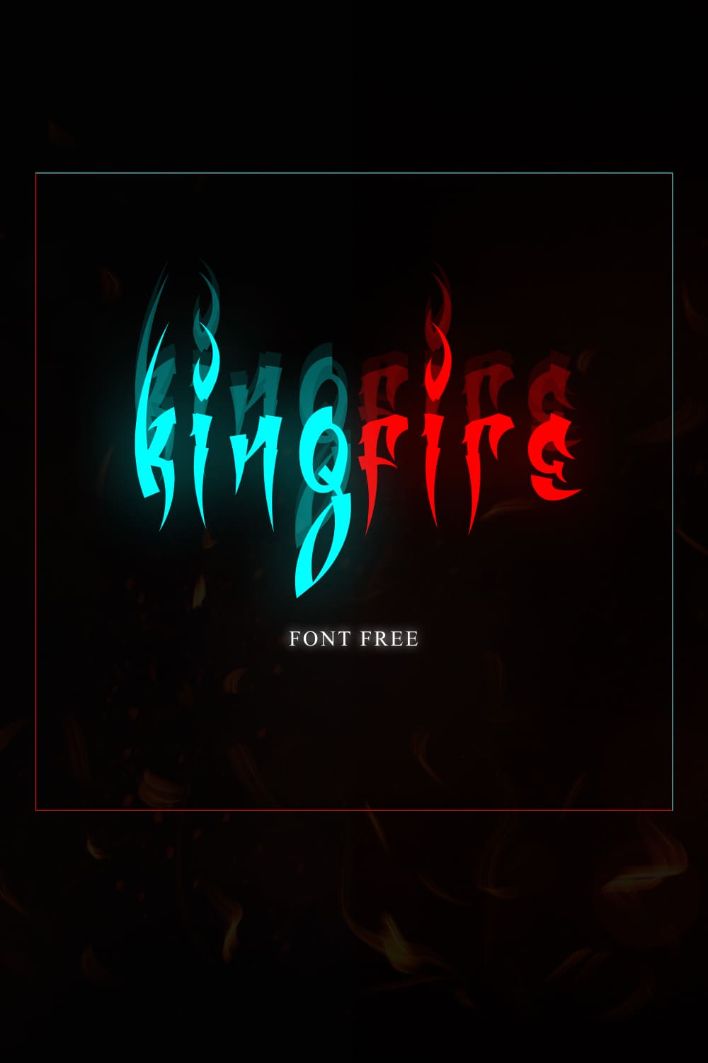 Fire Font Free.