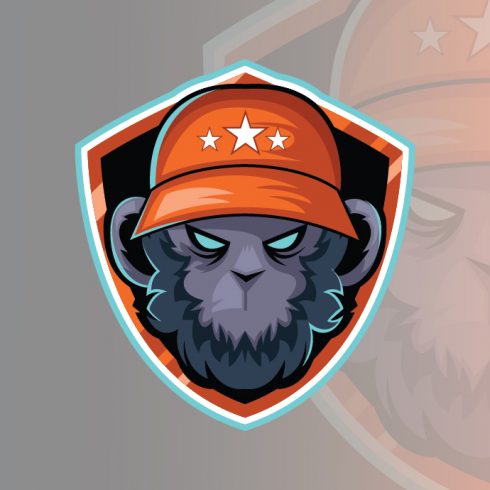 Gorilla Head Logo Template – MasterBundles