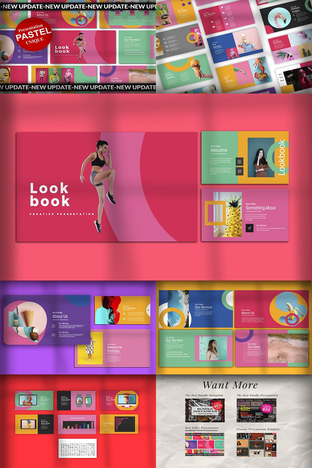 LookBook Pastel Keynote Pinterest.