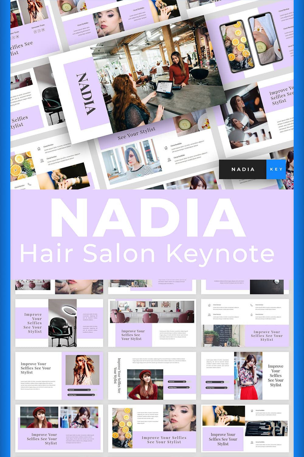 Pinterest - Nadia - Hair Salon Keynote.