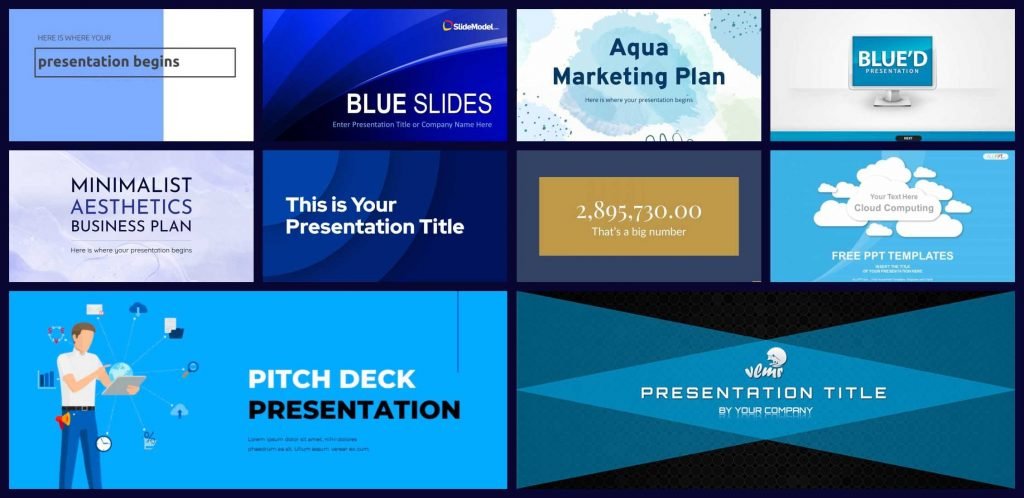 Best Blue Powerpoint Templates for 2021 Example.