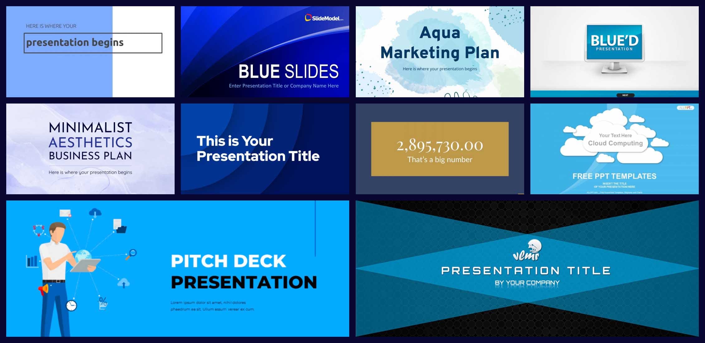 Best Blue Powerpoint Templates for 2021 Example.