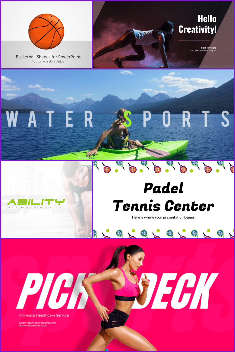 Best Sports PPT Templates - Pinterest.