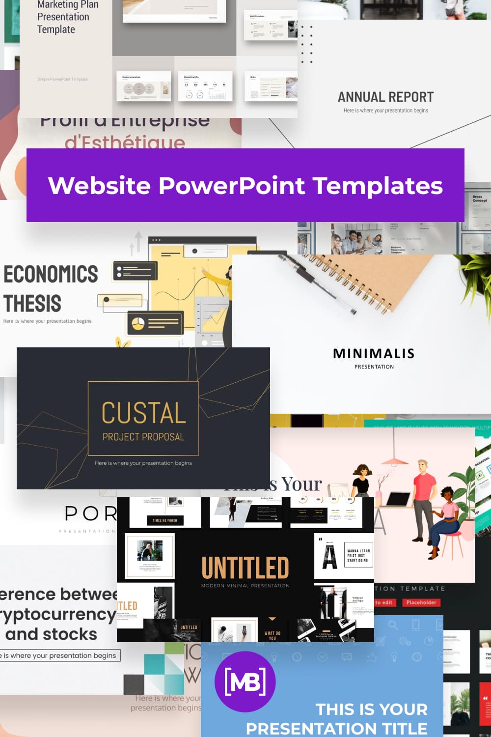 Website PPT Templates - Pinterest.