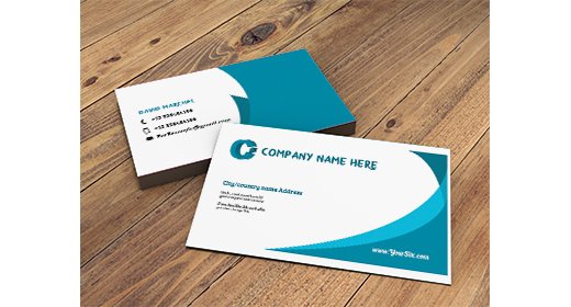 Business Card Template Only $4 With Bleed cover image.