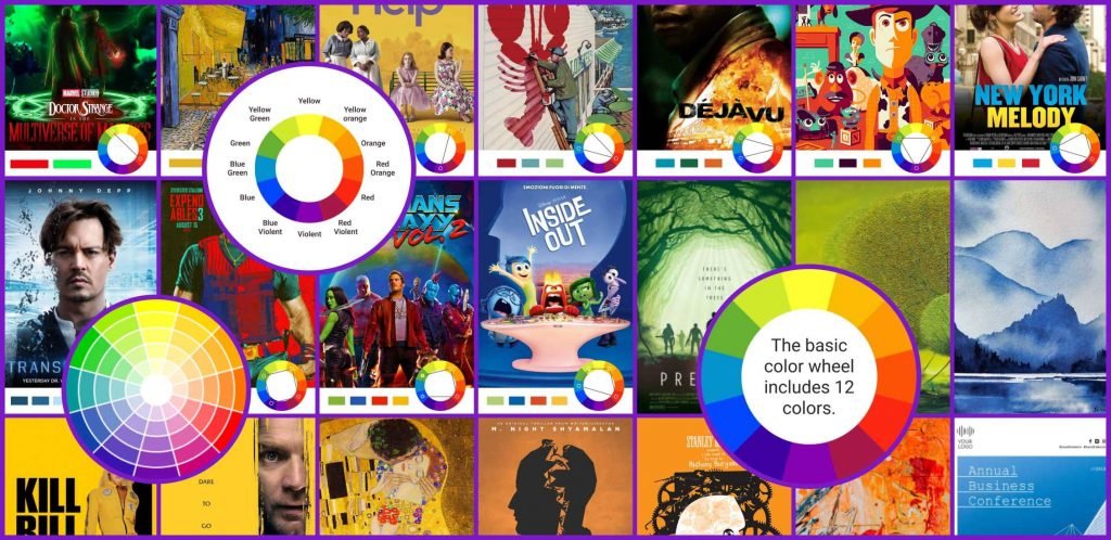 Color Theory in Graphic Design Example.