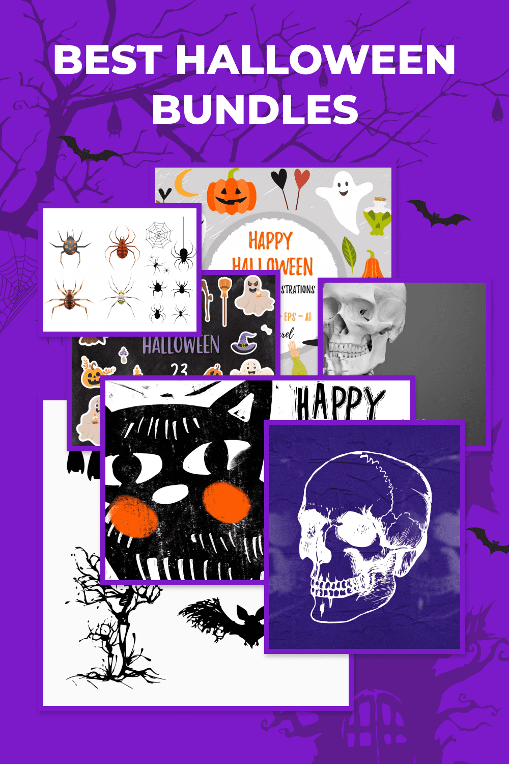 halloween graphic design bundles for 2022 free and paid pinterest