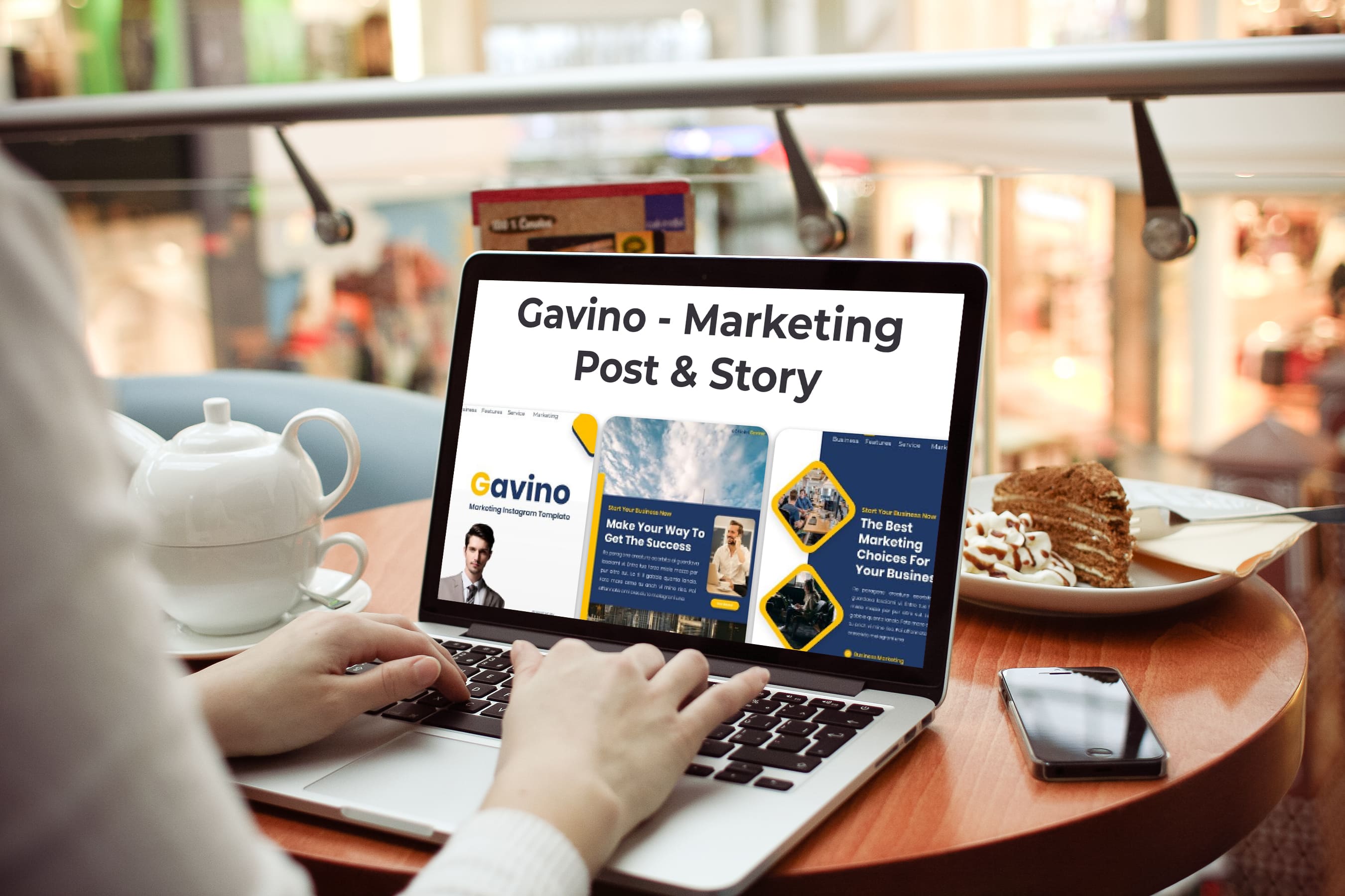 Laptop option of the Gavino - Marketing Post & Story.