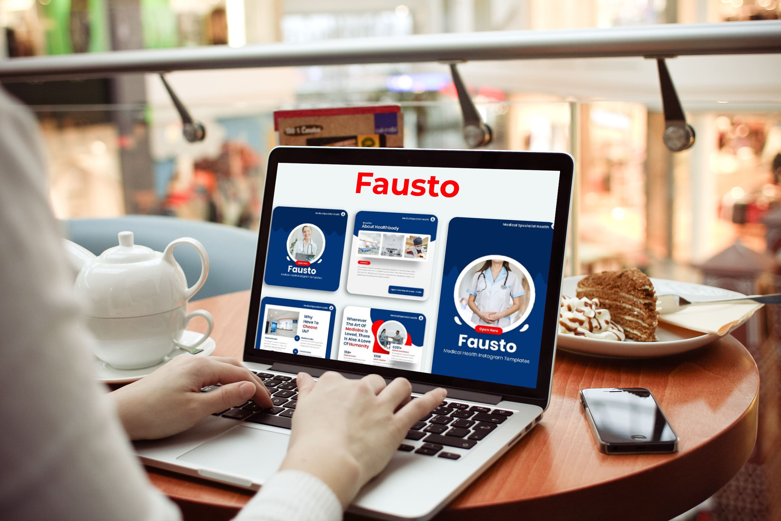 Laptop option of the Fausto - Medical Post & Stories.