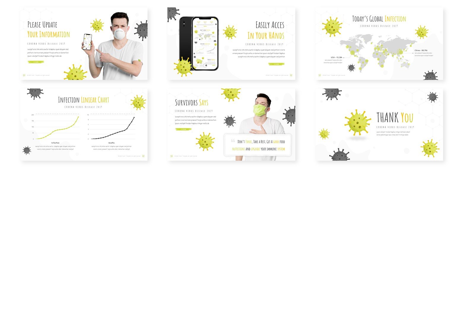 Covid-19 is a mobile friendly template.