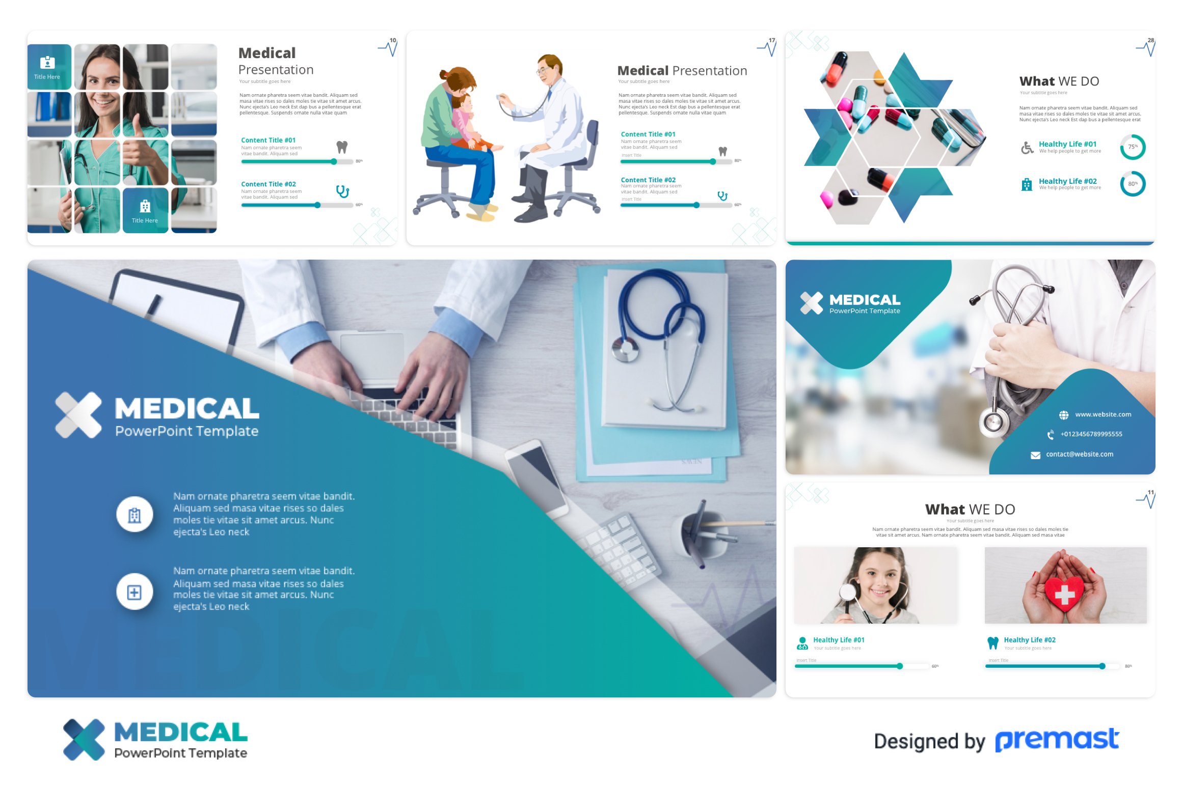 Medical Powerpoint is a mobile friendly template.