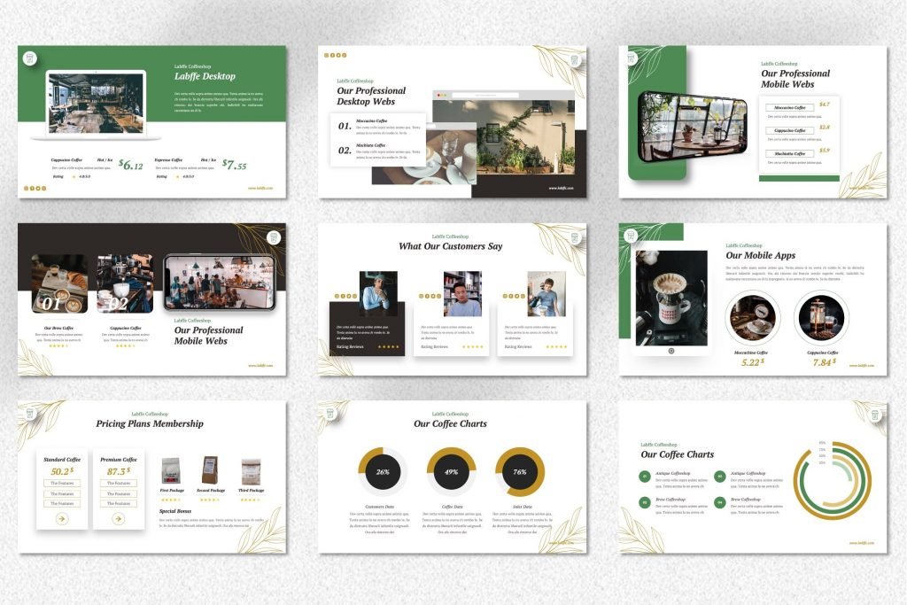 Labffe - Coffee Shop Google Slides Theme – MasterBundles