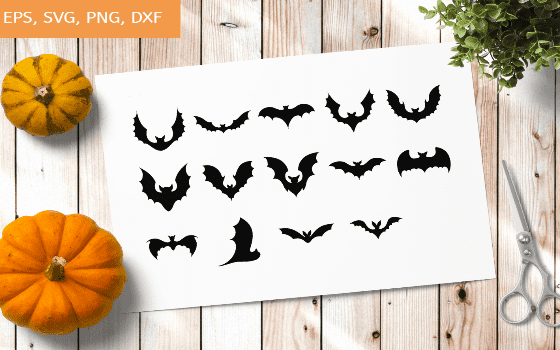 Purple Bat Flat Halloween PNG & SVG Design For T-Shirts