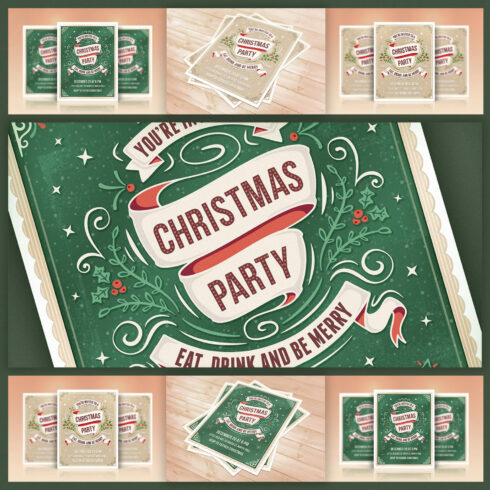Christmas Party Invitation main cover.