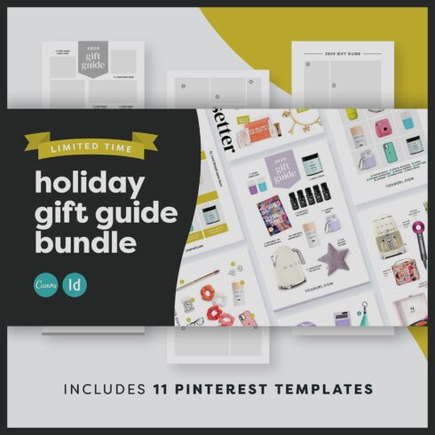 Gift Guide Pinterest Templates main cover.