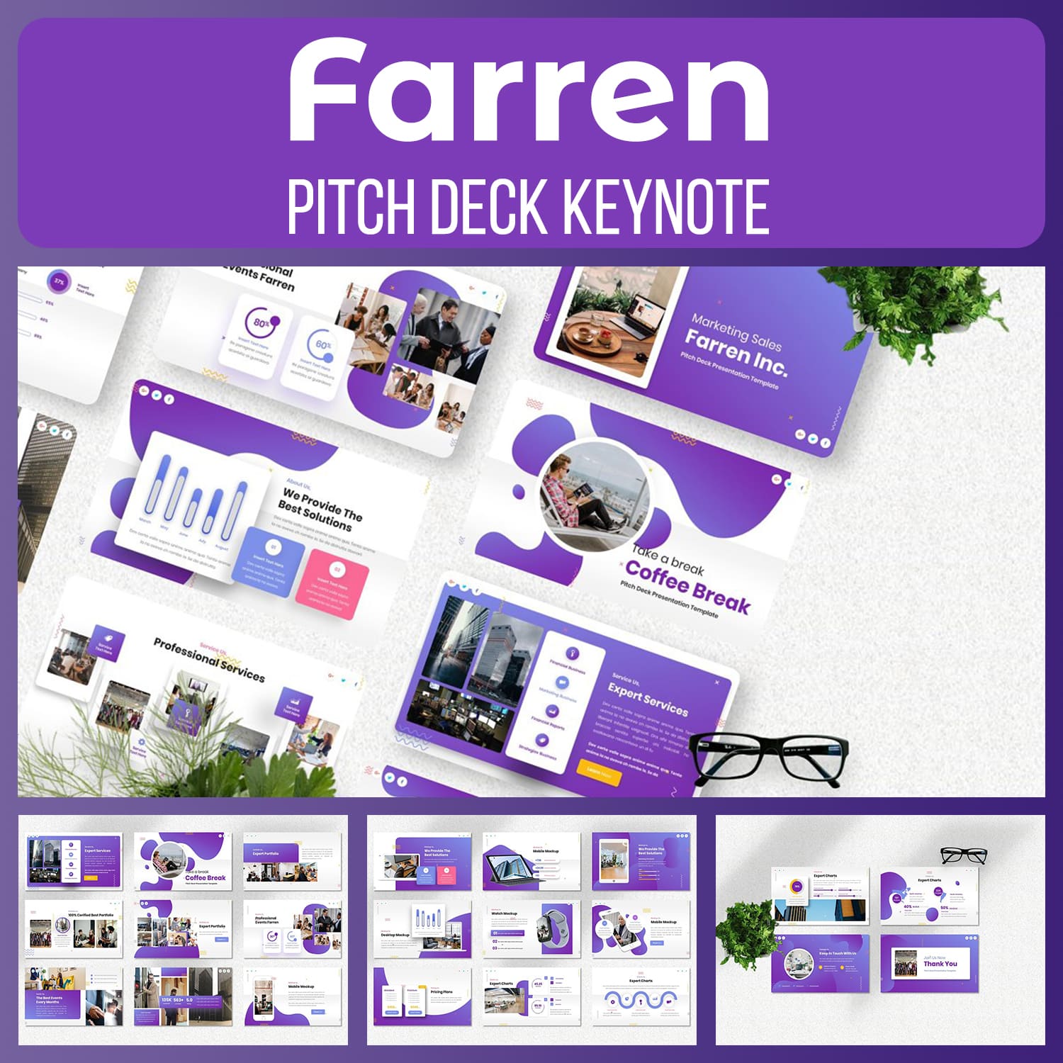 Farren - Pitch Deck Keynote main cover.