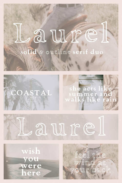 Laurel a Handcrafted Outline Duo Pinterest.