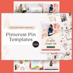 Pinterest Pin Template for Canva main cover.