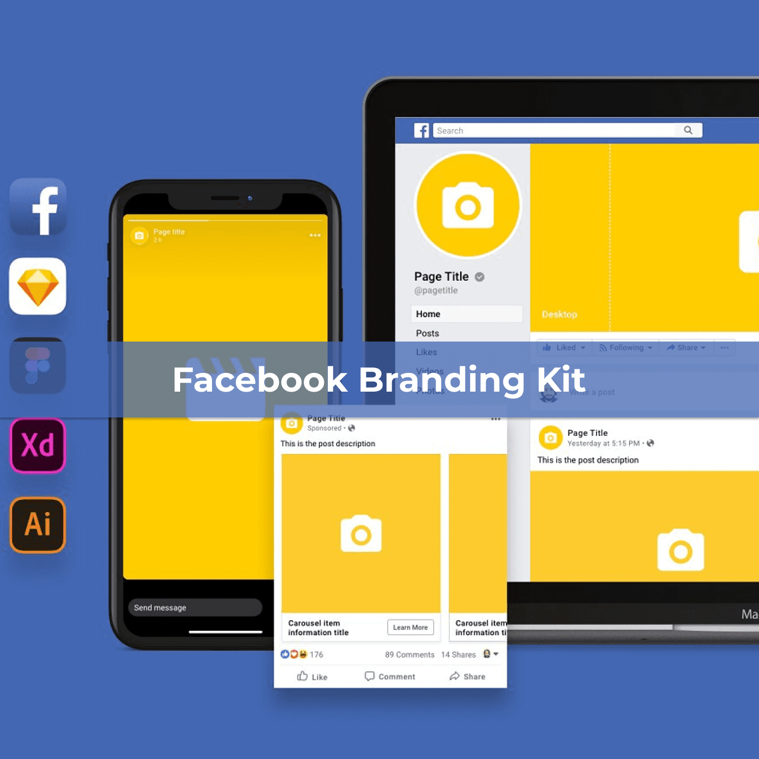 Facebook Branding Kit cover image.