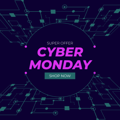 Free Cyber Monday Promo Banner Designs cover images.