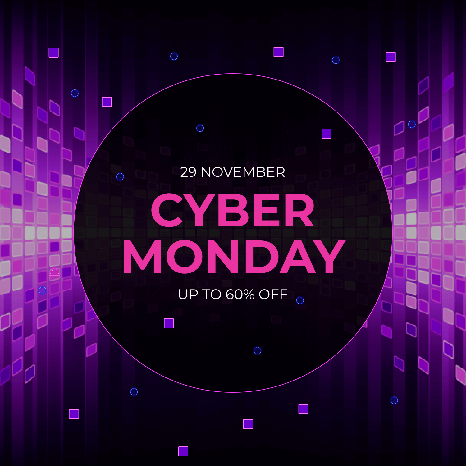 Pink Cyber Monday Sale Designs cover image.