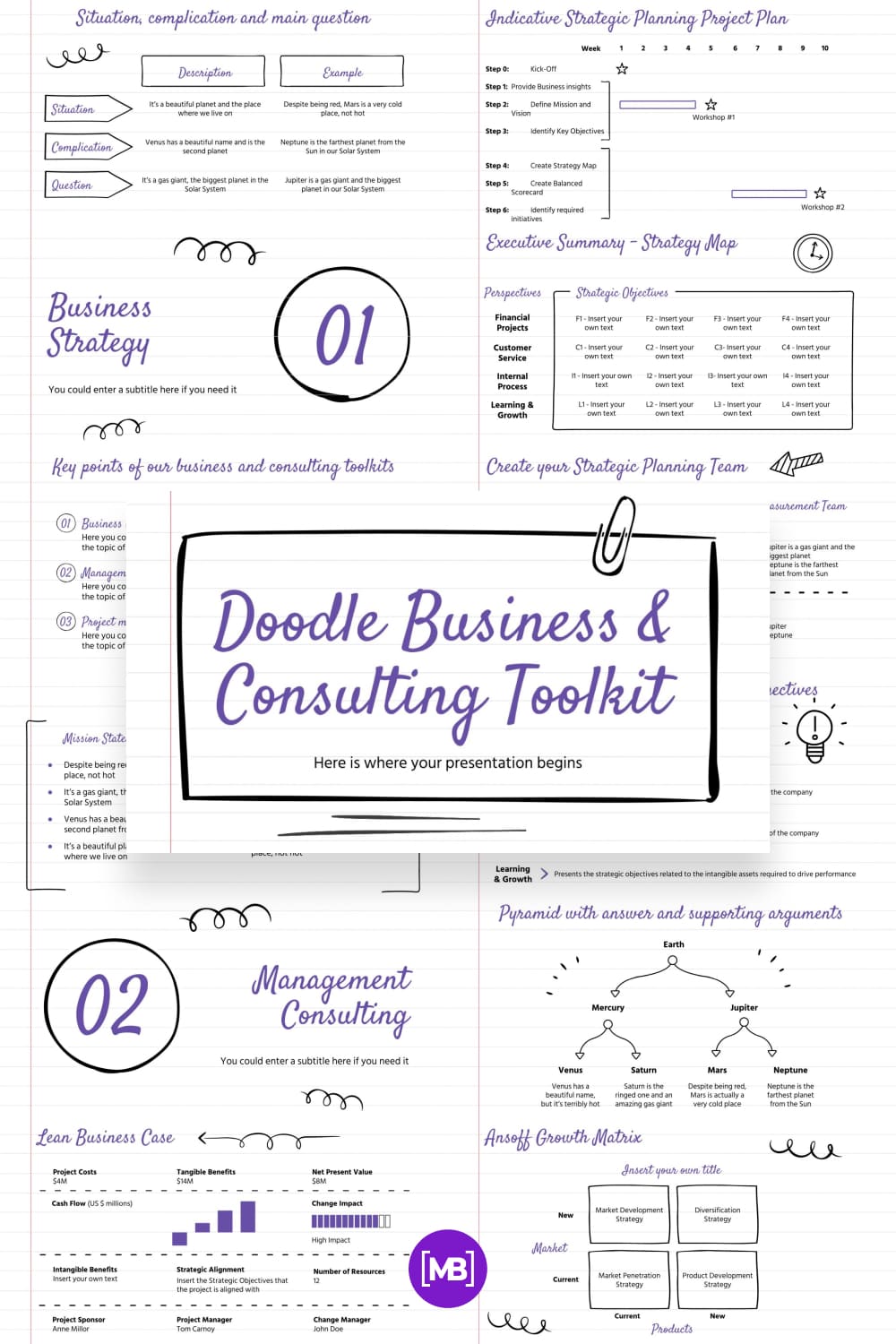 Doodle business and consulting toolkit.