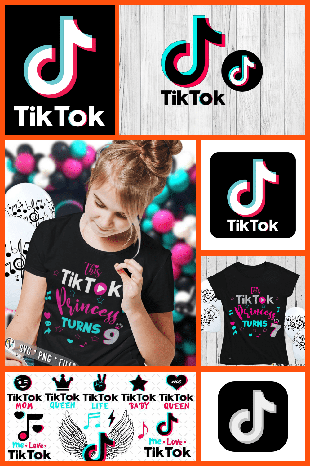 Tik-Tok SVG Images Pinterest.