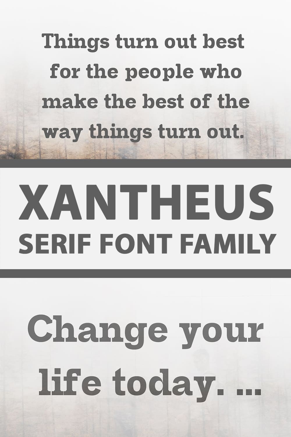 Xantheus Serif Font Family - Pinterest.