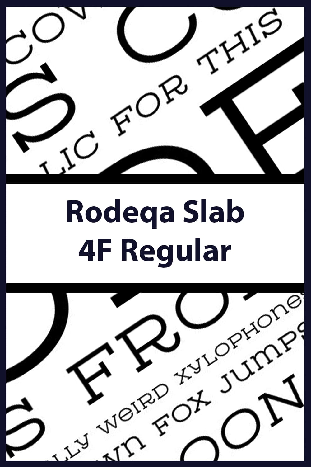 Black and white Rodeqa Slab 4F Regulars.