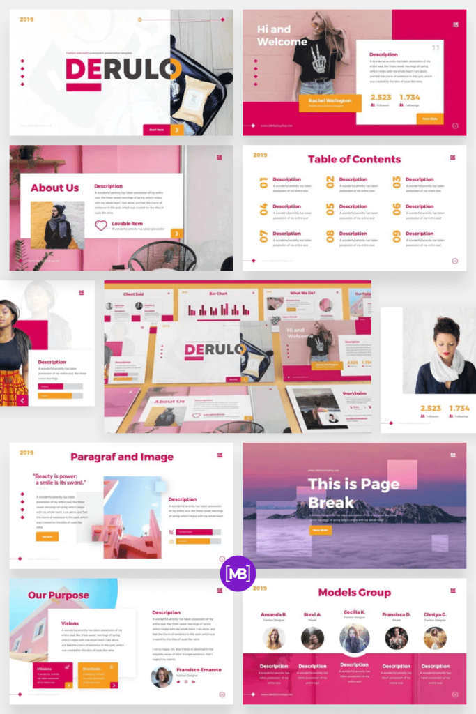 30+ Premium and Free Fashion PowerPoint Presentation Templates