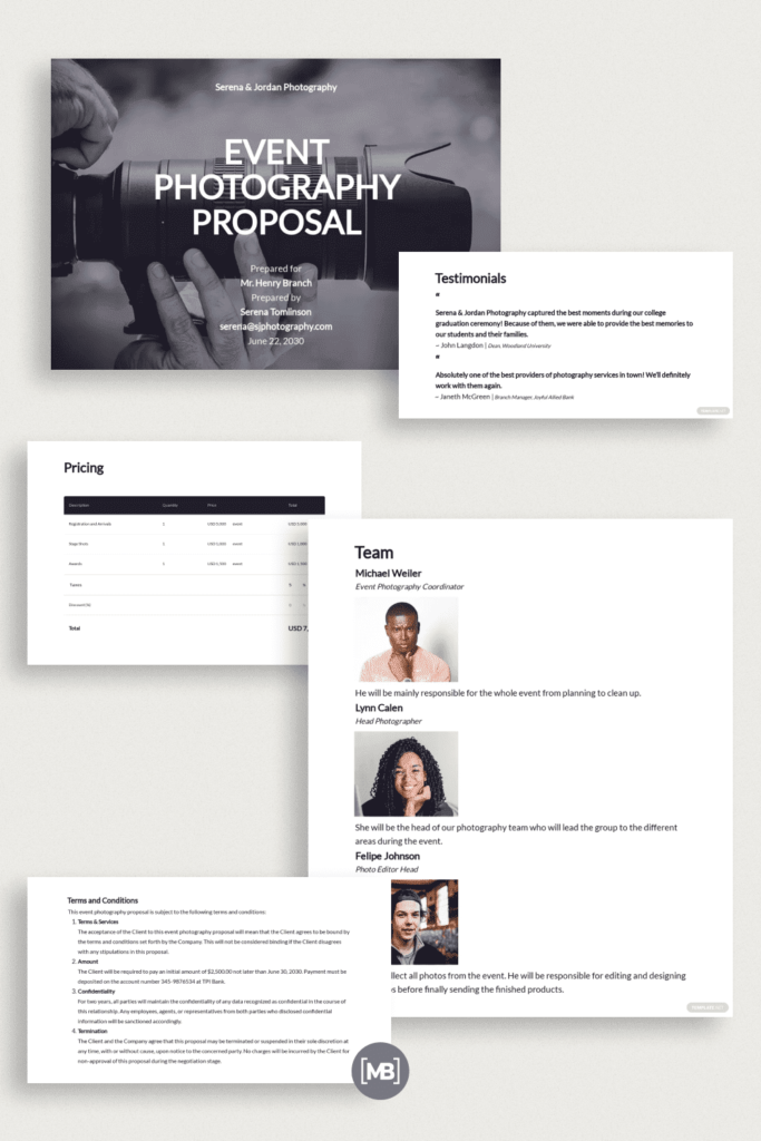 Image 10 for Photography Proposal Template