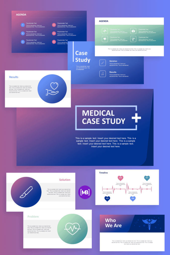 medical case study powerpoint template free