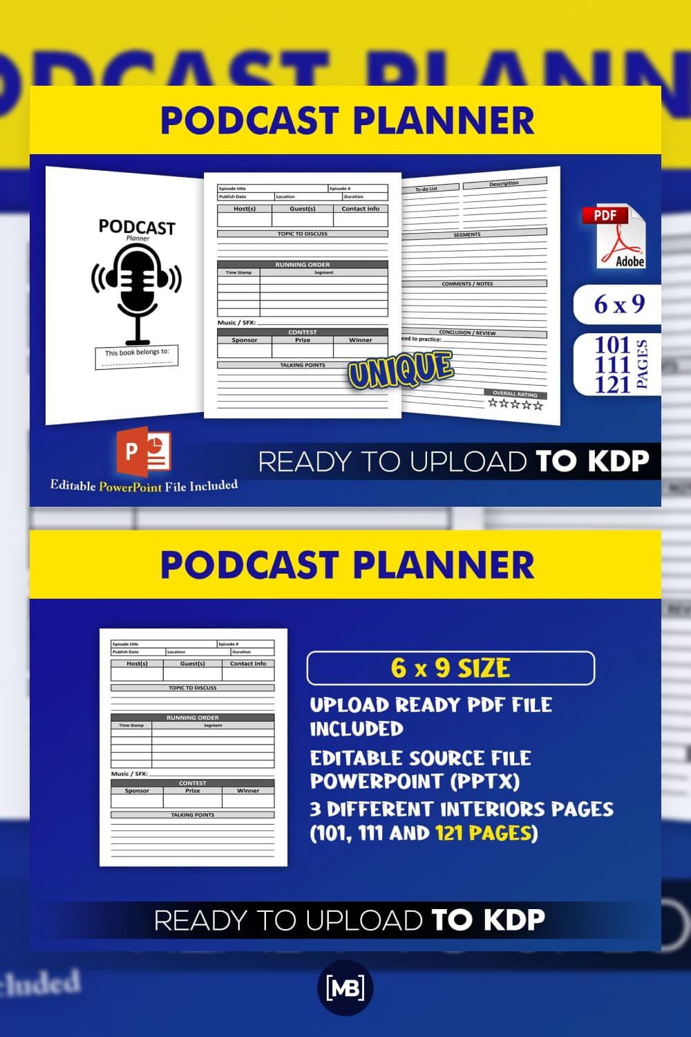 Podcast planner powerpoint template.