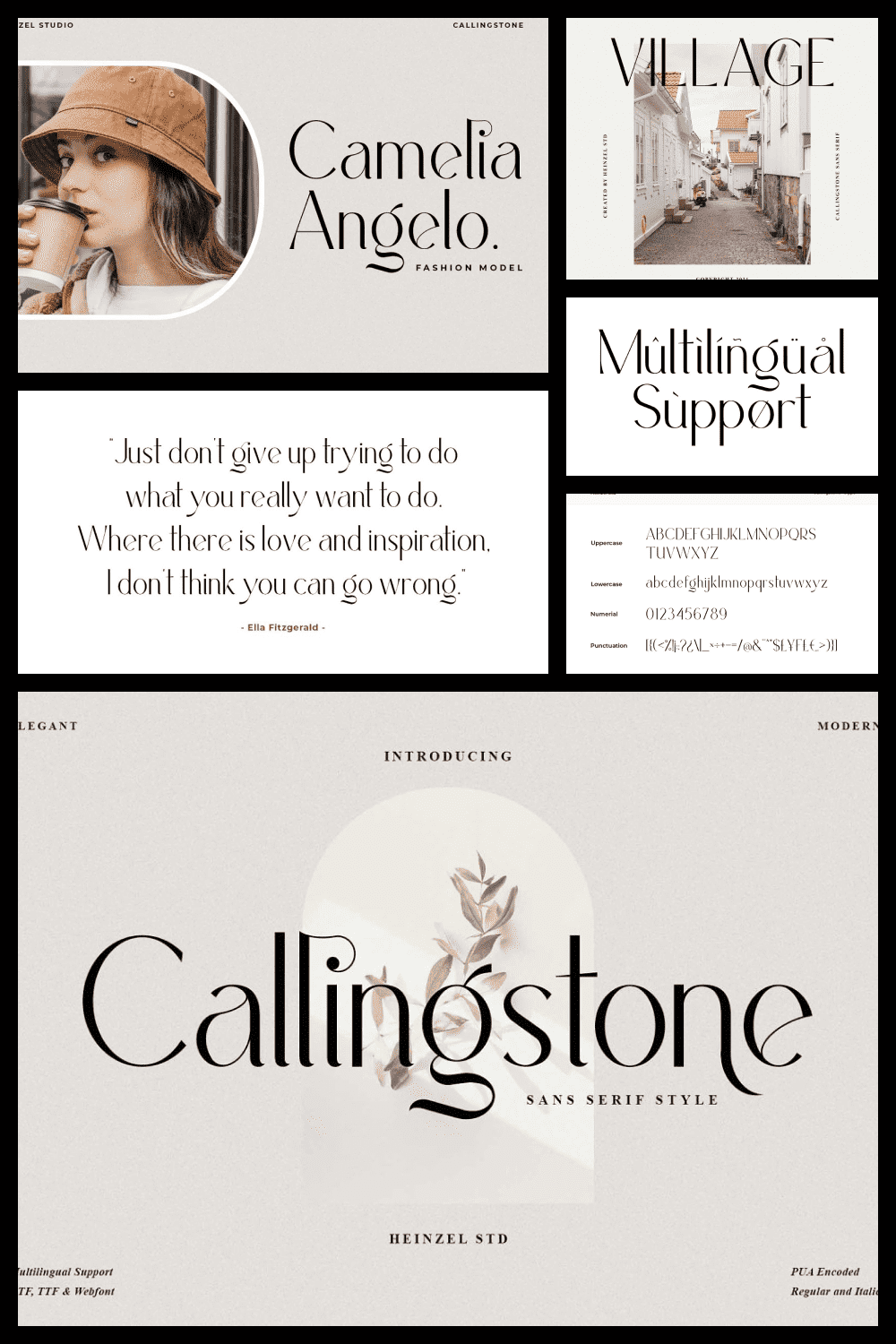 Callingstone - modern and elegant.