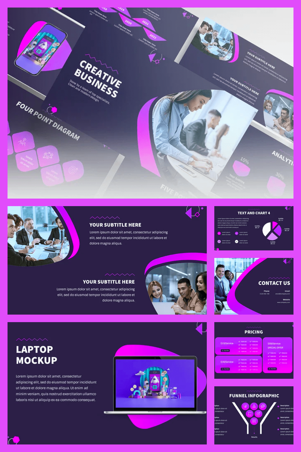 Creative business powerpoint template.