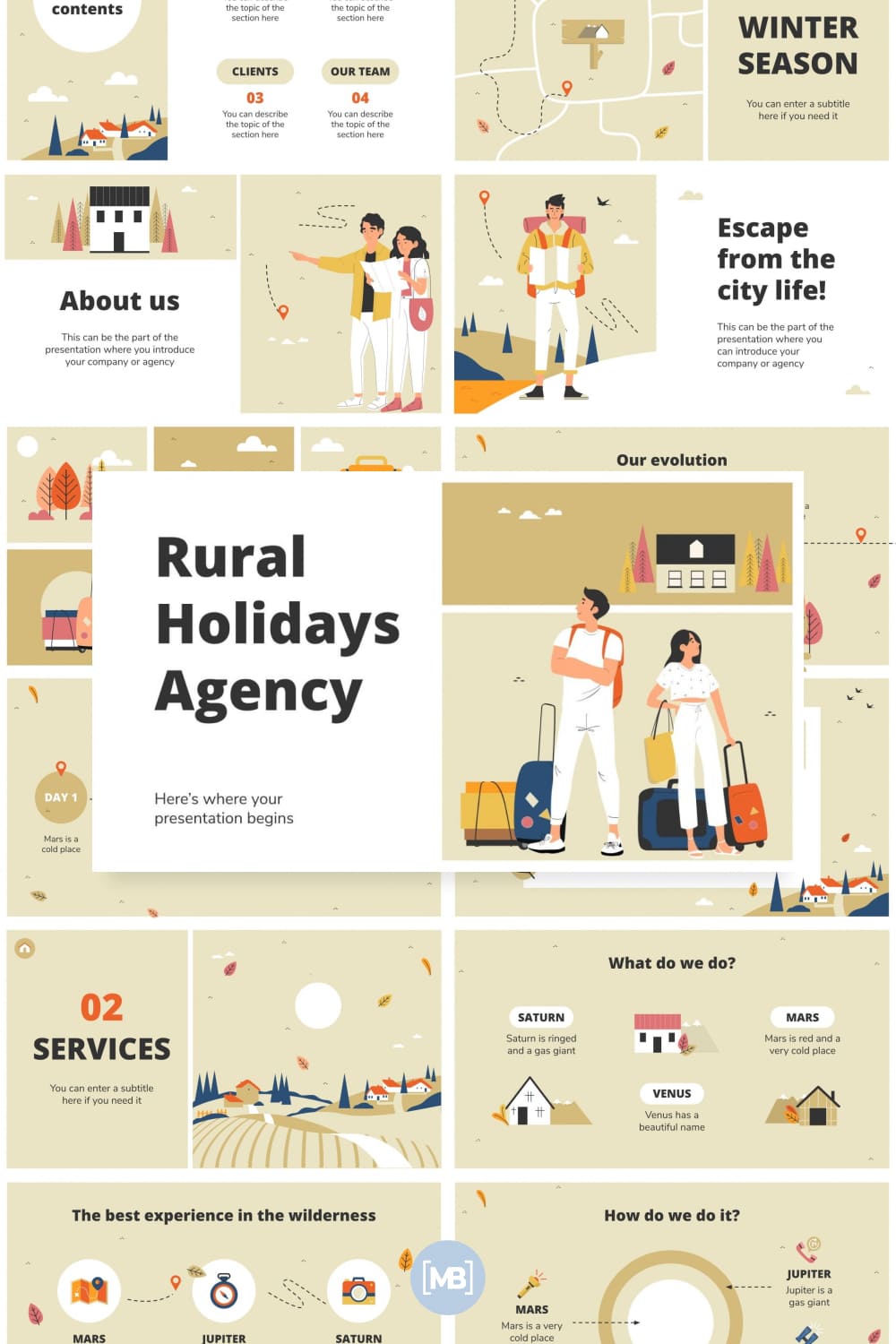 Rural holidays agency.