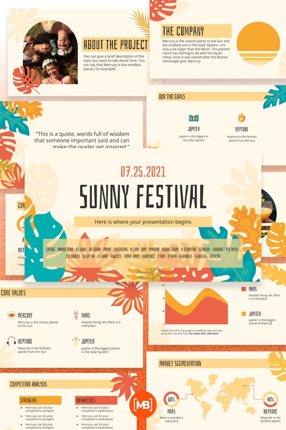 Sunny festival campaign.