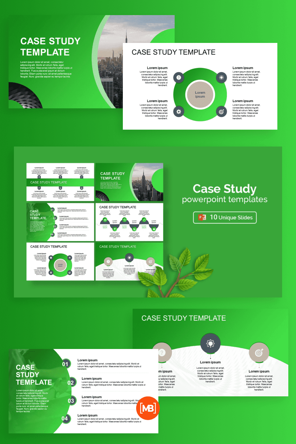 Business case study powerpoint templates.