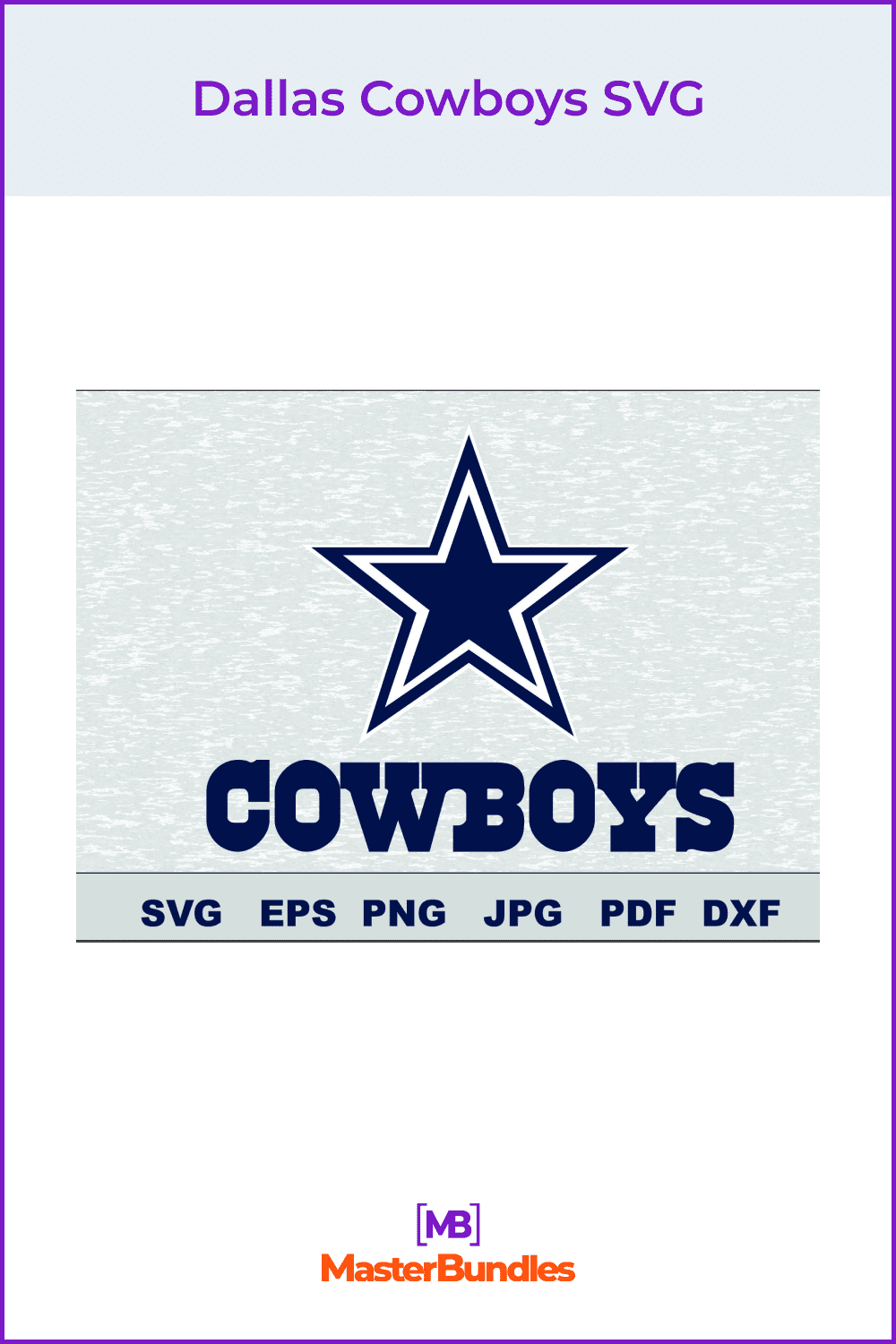 Dallas Cowboys SVG.