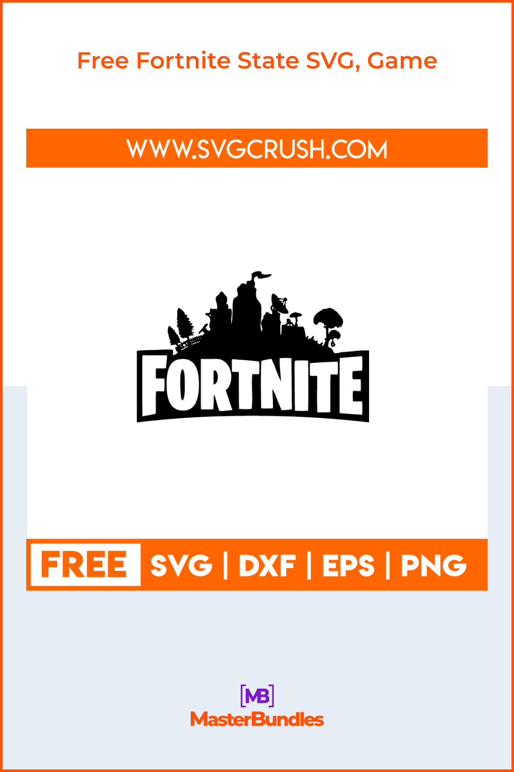 Free fortnite state SVG, game.