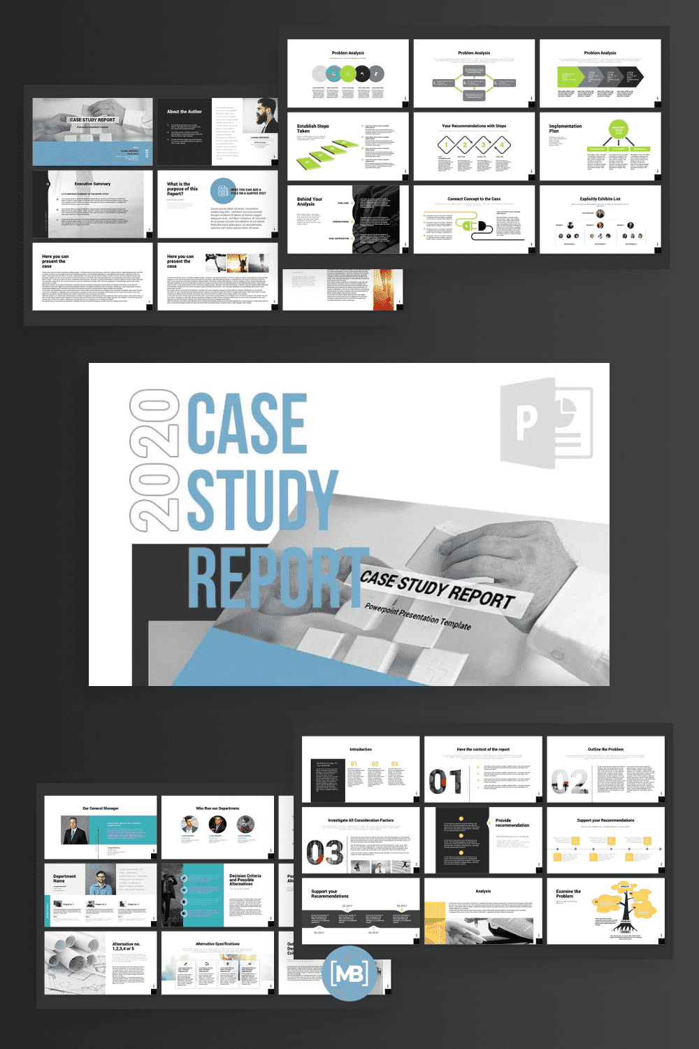 powerpoint case study template