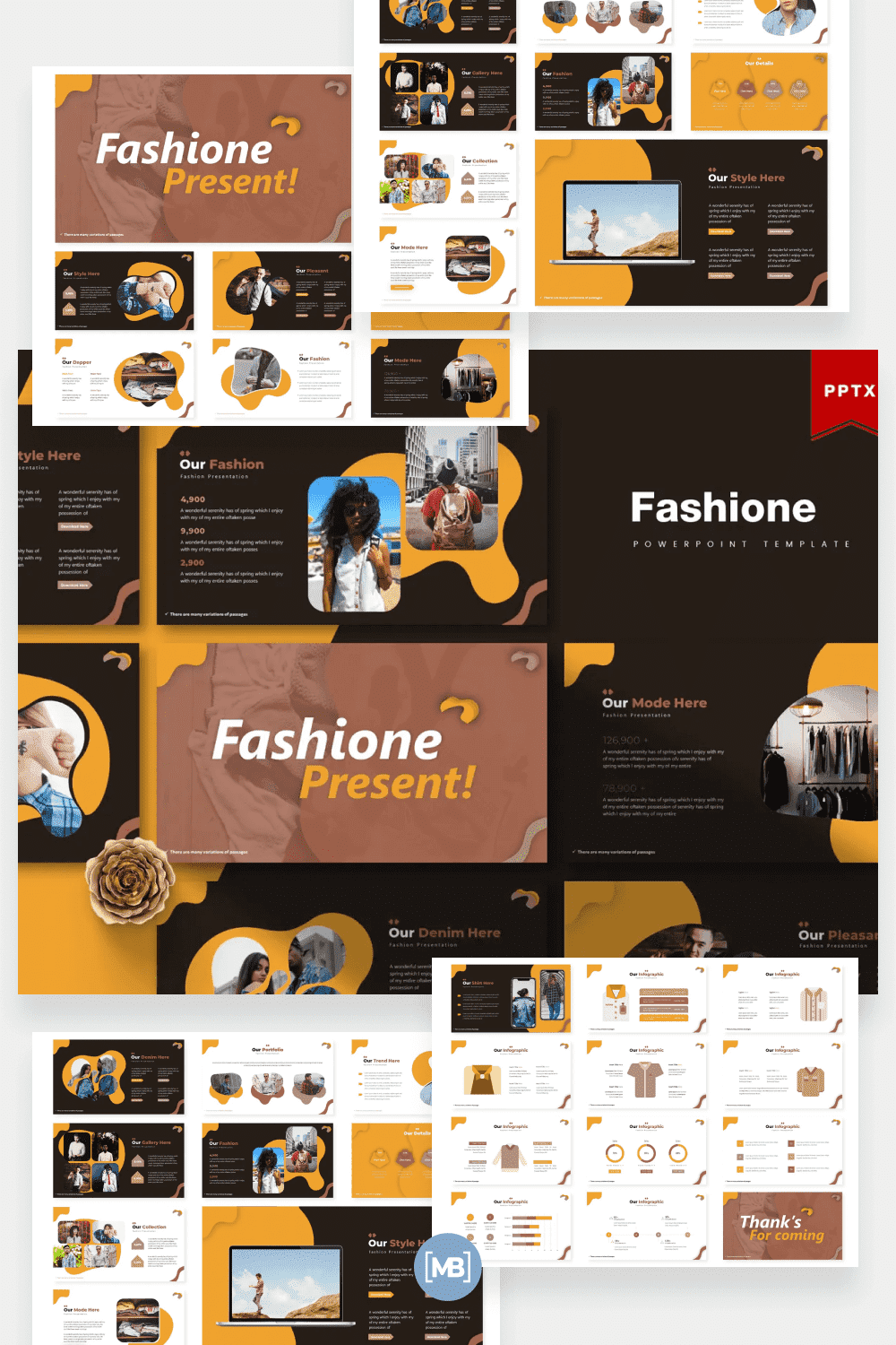 Fashione PowerPoint template.