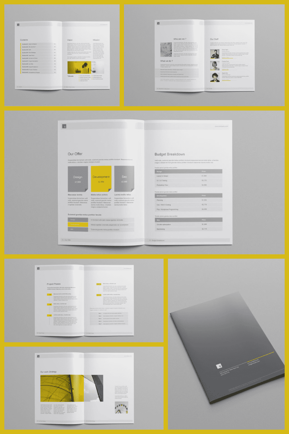 Company business proposal template.
