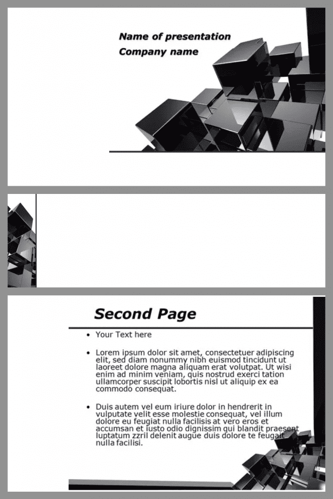 10+ Best Black and White Powerpoint Templates for 2021