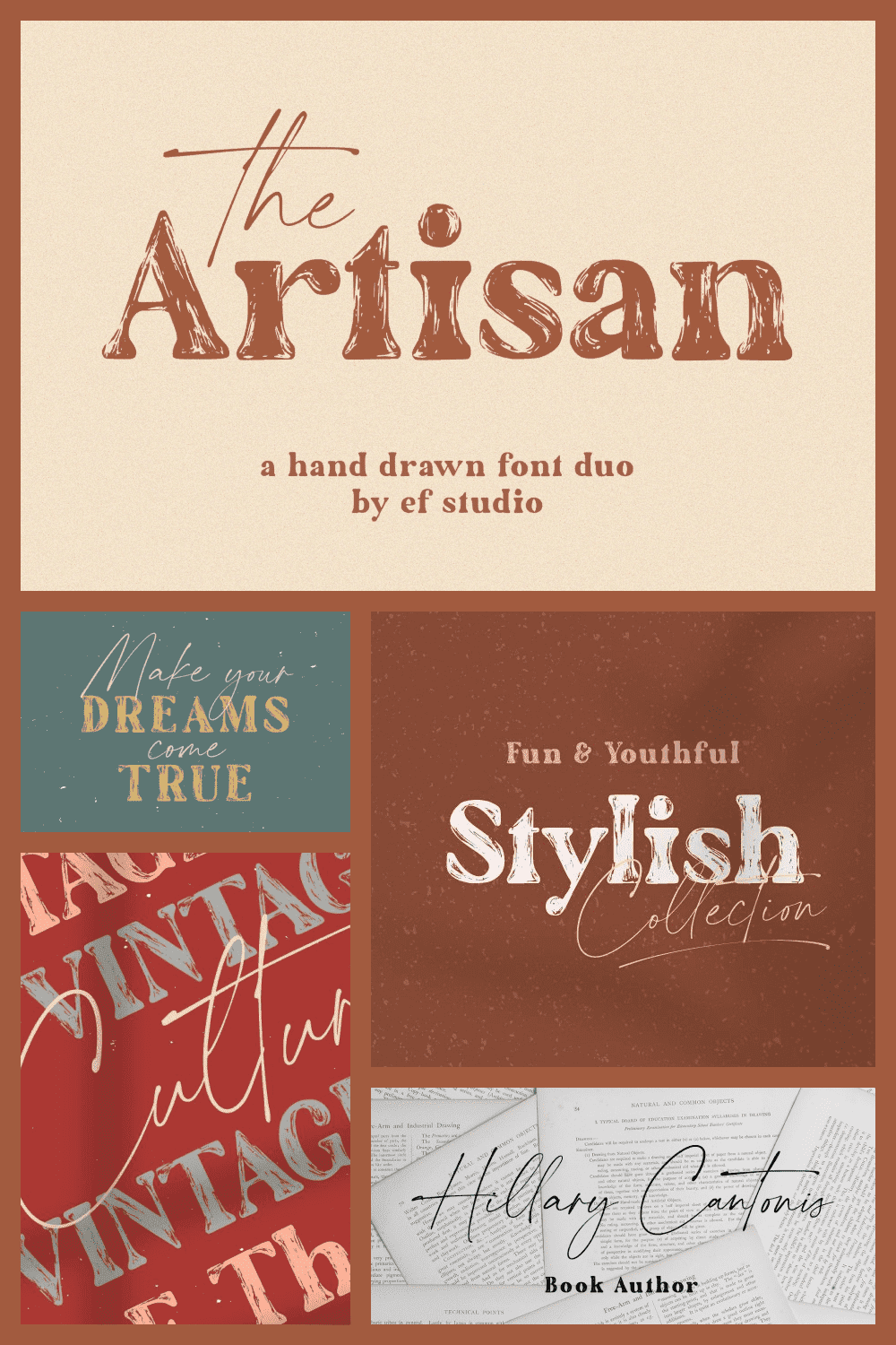 The Artisan - a hand-drawn font duo.