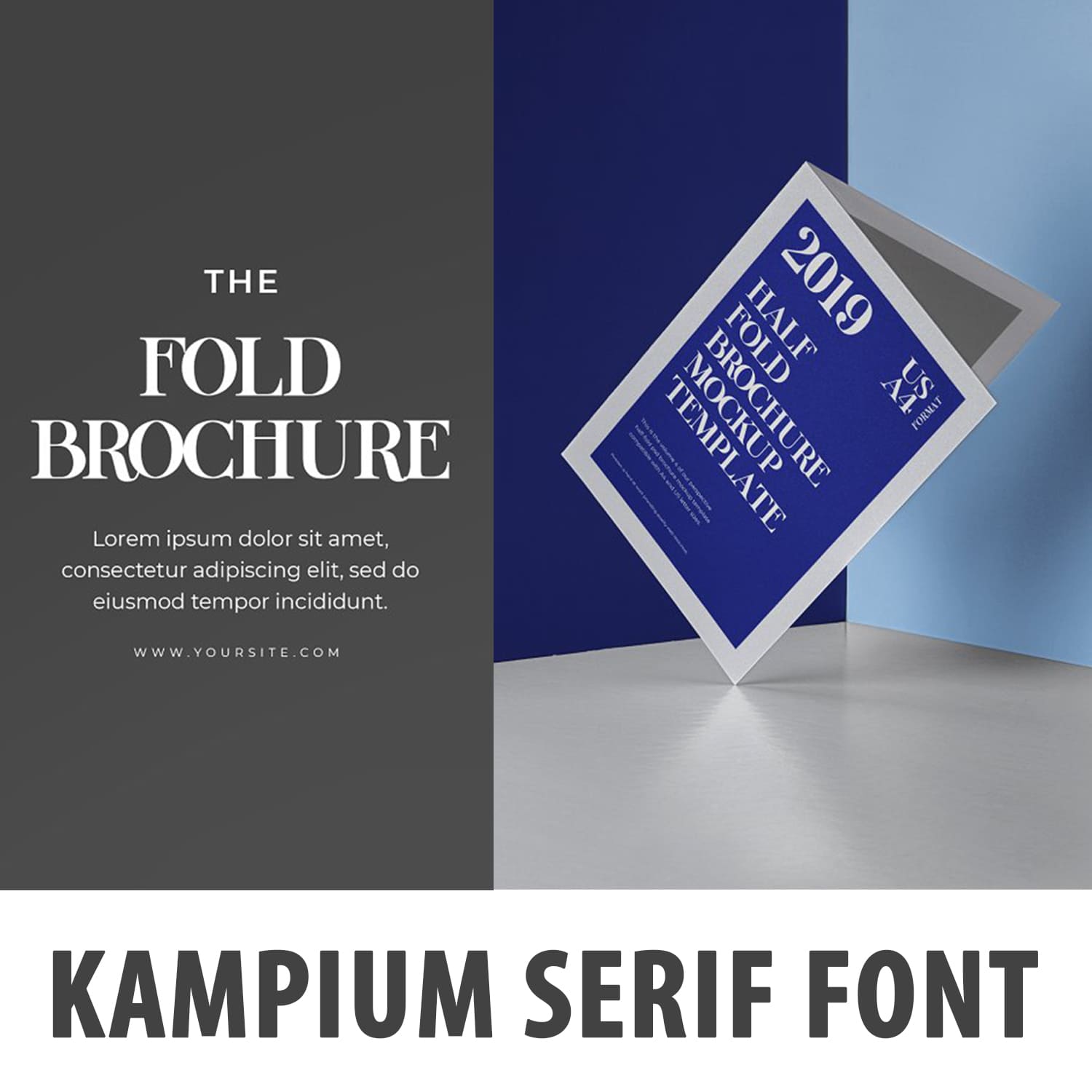 Kampium Serif Font cover image.