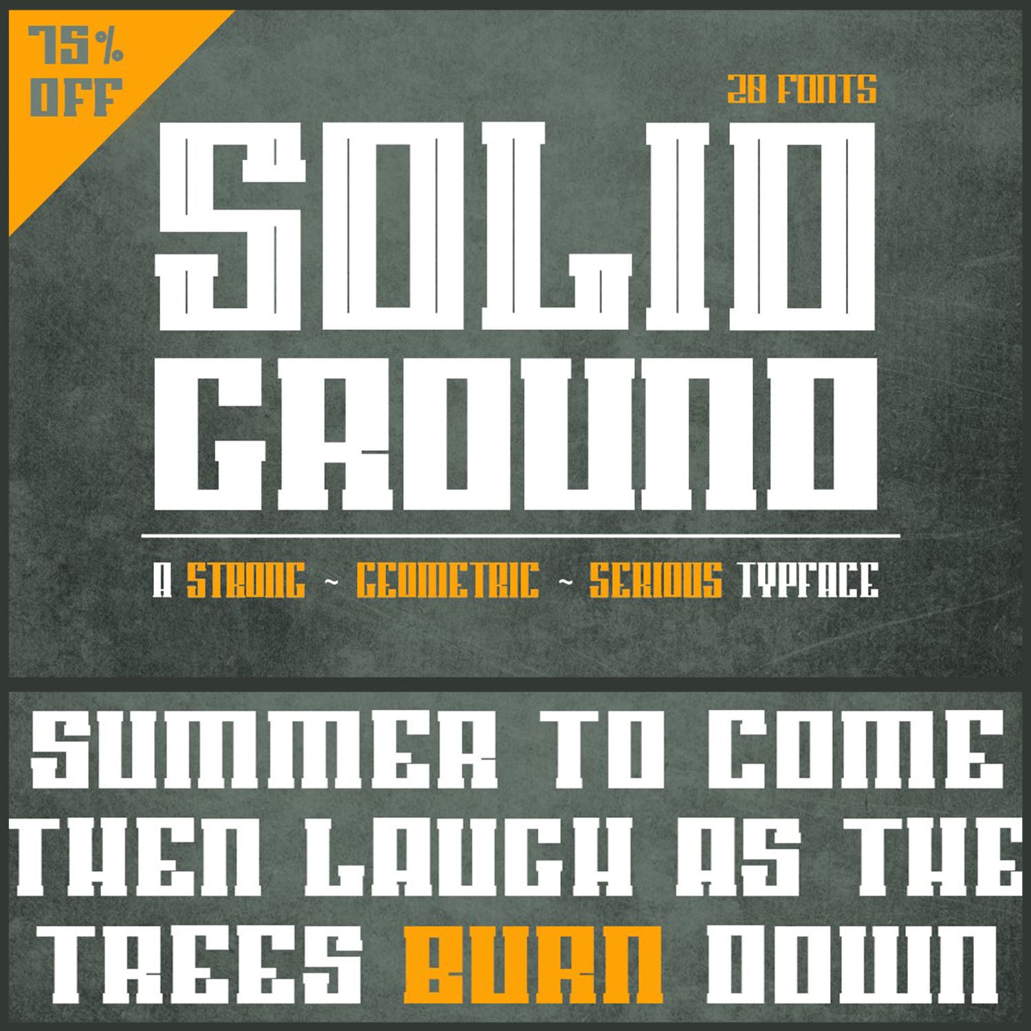 Solid Ground - 75% off main cover.