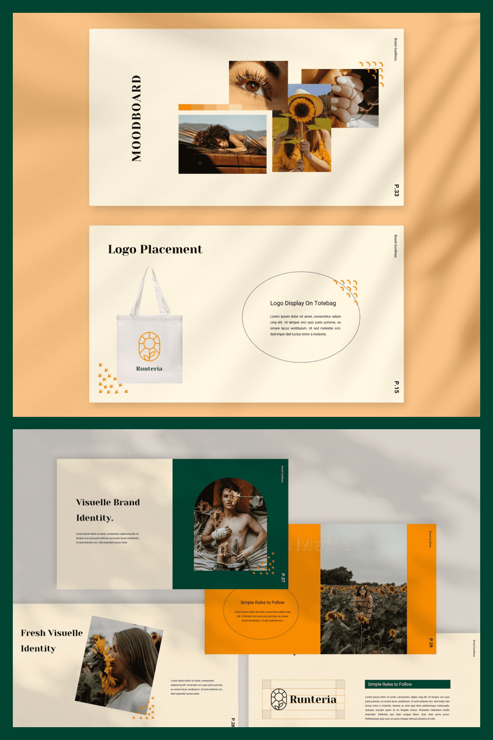 This is a minimalist style presentation template, this is perfect to use for business presentation, lookbook slides, project pitching, and many more.