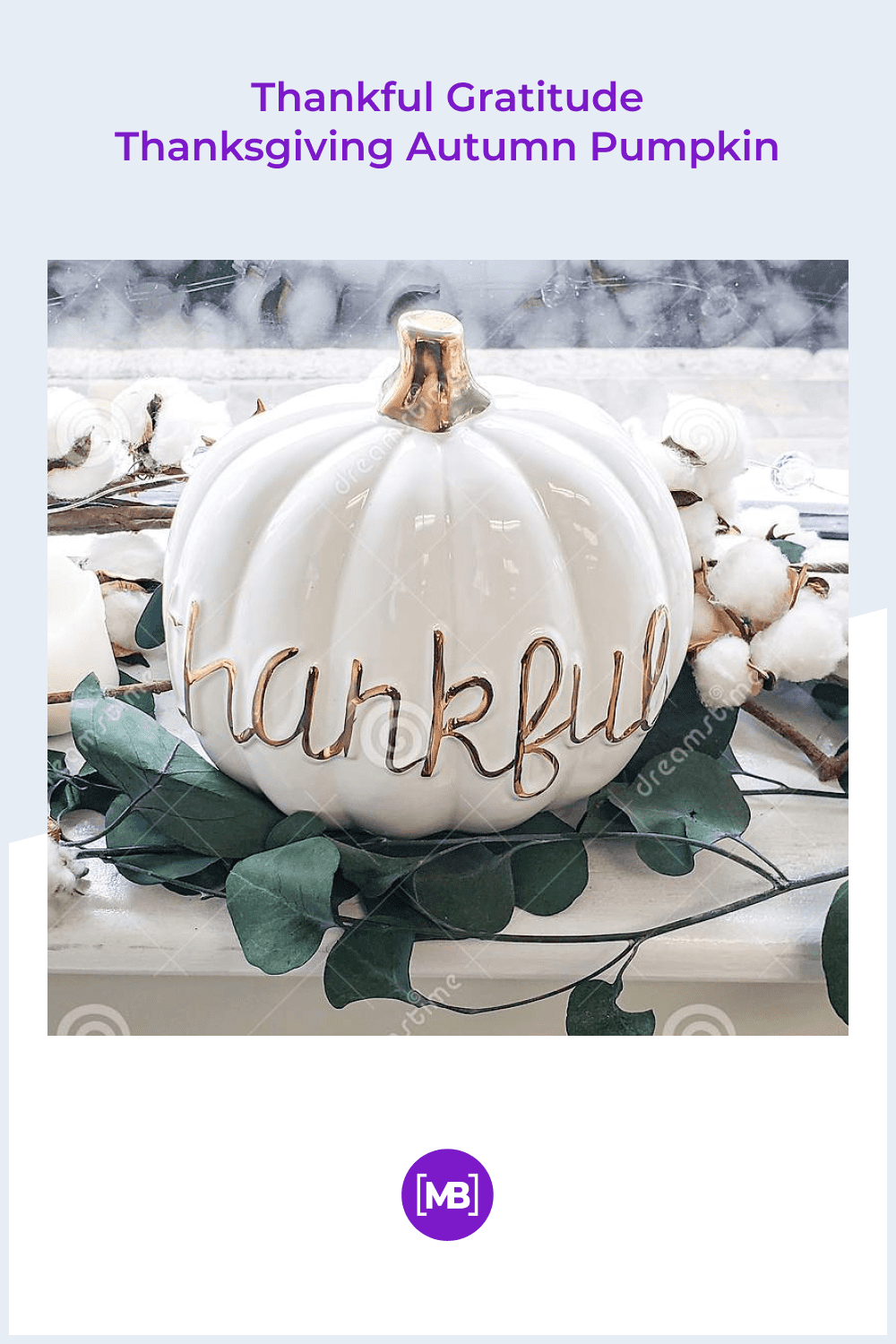 Thankful gratitude Thanksgiving autumn pumpkin.