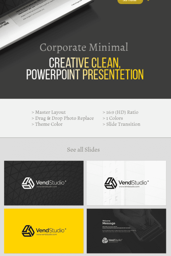 10+ Best Black and White Powerpoint Templates for 2021